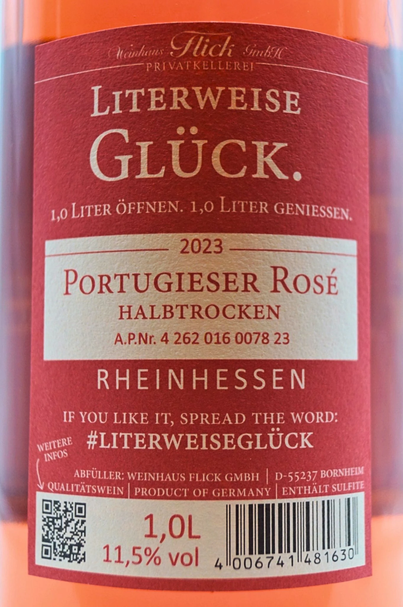 Weinhaus Flick - PORTUGIESER ROSÈ Literweise Glück 7 Weinhaus Flick - PORTUGIESER ROSÈ Literweise Glück - Image 5
