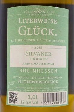 Weinhaus Flick - SILVANER Trocken Literweise Glück 13 Weinhaus Flick - SILVANER Trocken Literweise Glück -Der-Schnapsstodl 23FlickSilvaner3