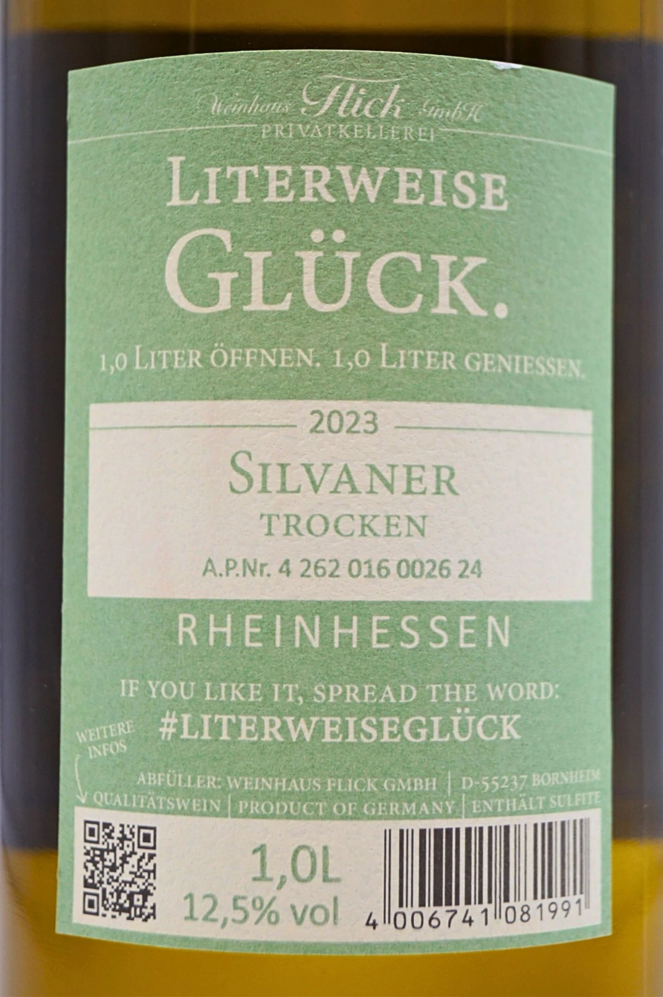 Weinhaus Flick - SILVANER Trocken Literweise Glück 7 Weinhaus Flick - SILVANER Trocken Literweise Glück - Image 5