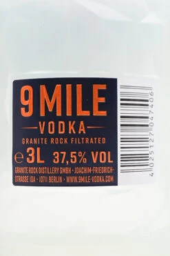9 Mile - Vodka 3L 14 9 Mile - Vodka 3L -Der-Schnapsstodl 9M3LVodka5