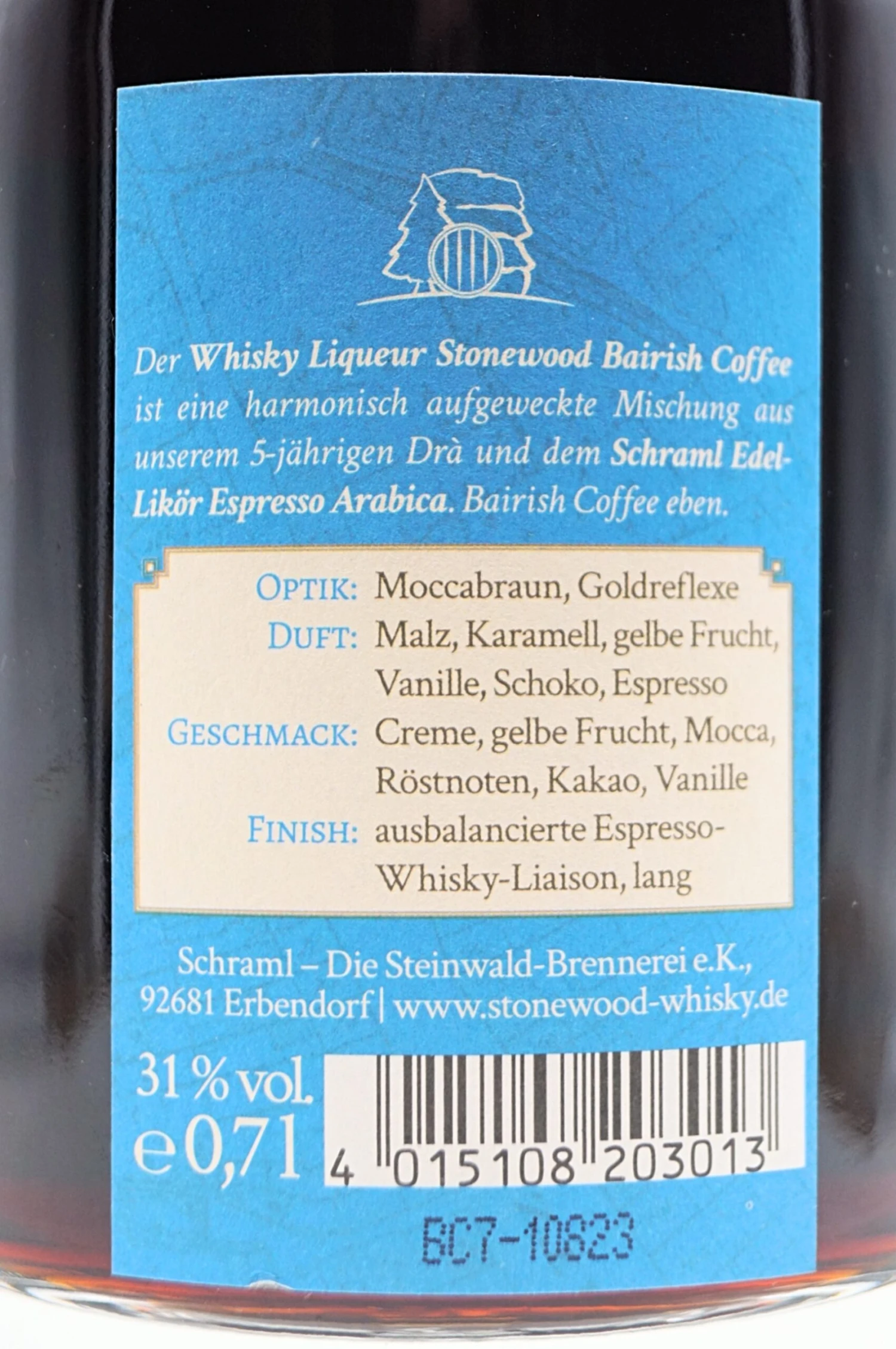 Schraml - Stonewood Bairish Coffee Whisky Likör 7 Schraml - Stonewood Bairish Coffee Whisky Likör - Image 5