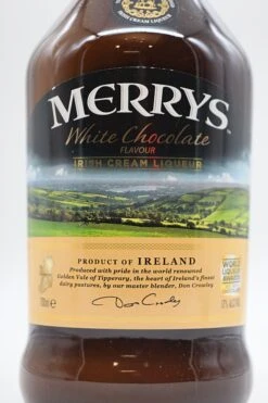 Merrys - White Chocolate Irish Cream Likör 9 Merrys - White Chocolate Irish Cream Likör -Der-Schnapsstodl DSC00482