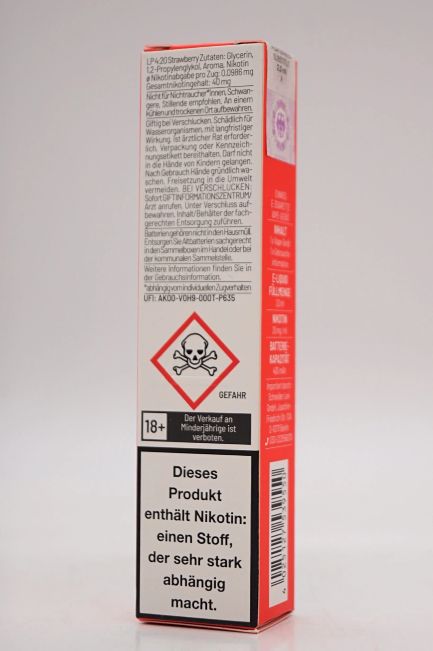 LP 4:20 - E-Zigarette Strawberry 4 LP 4:20 - E-Zigarette Strawberry - Image 2