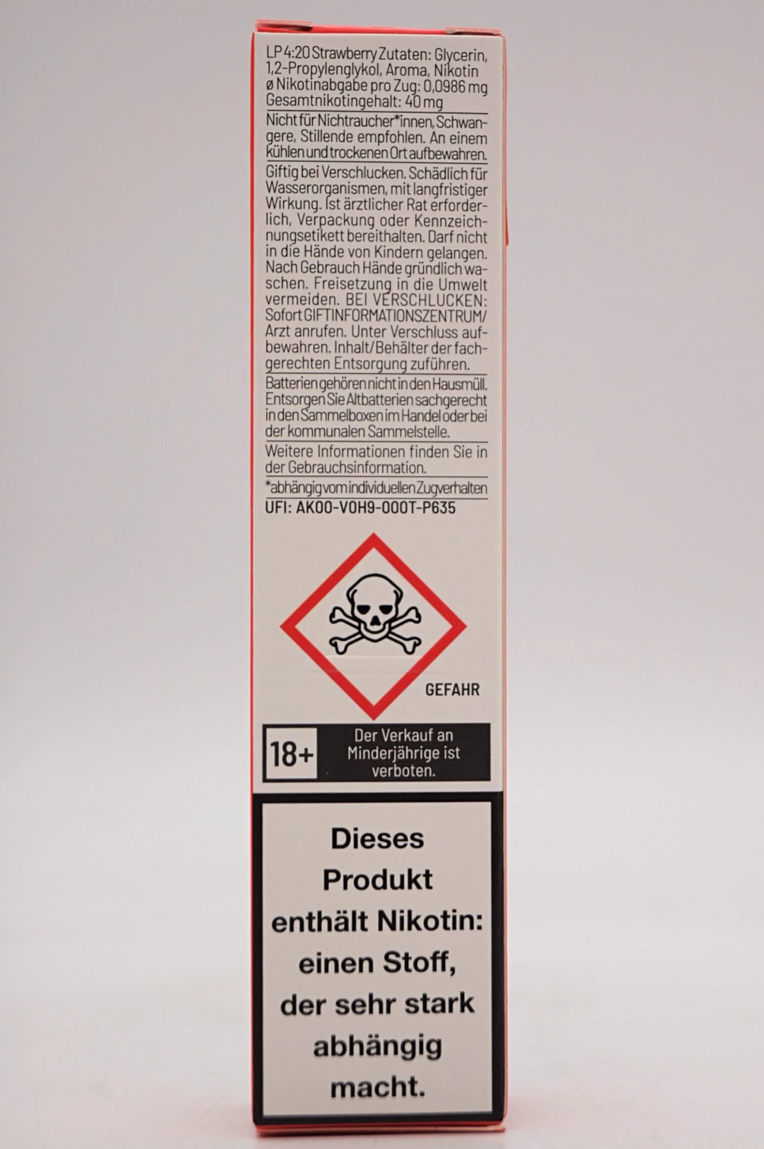 LP 4:20 - E-Zigarette Strawberry 5 LP 4:20 - E-Zigarette Strawberry - Image 3