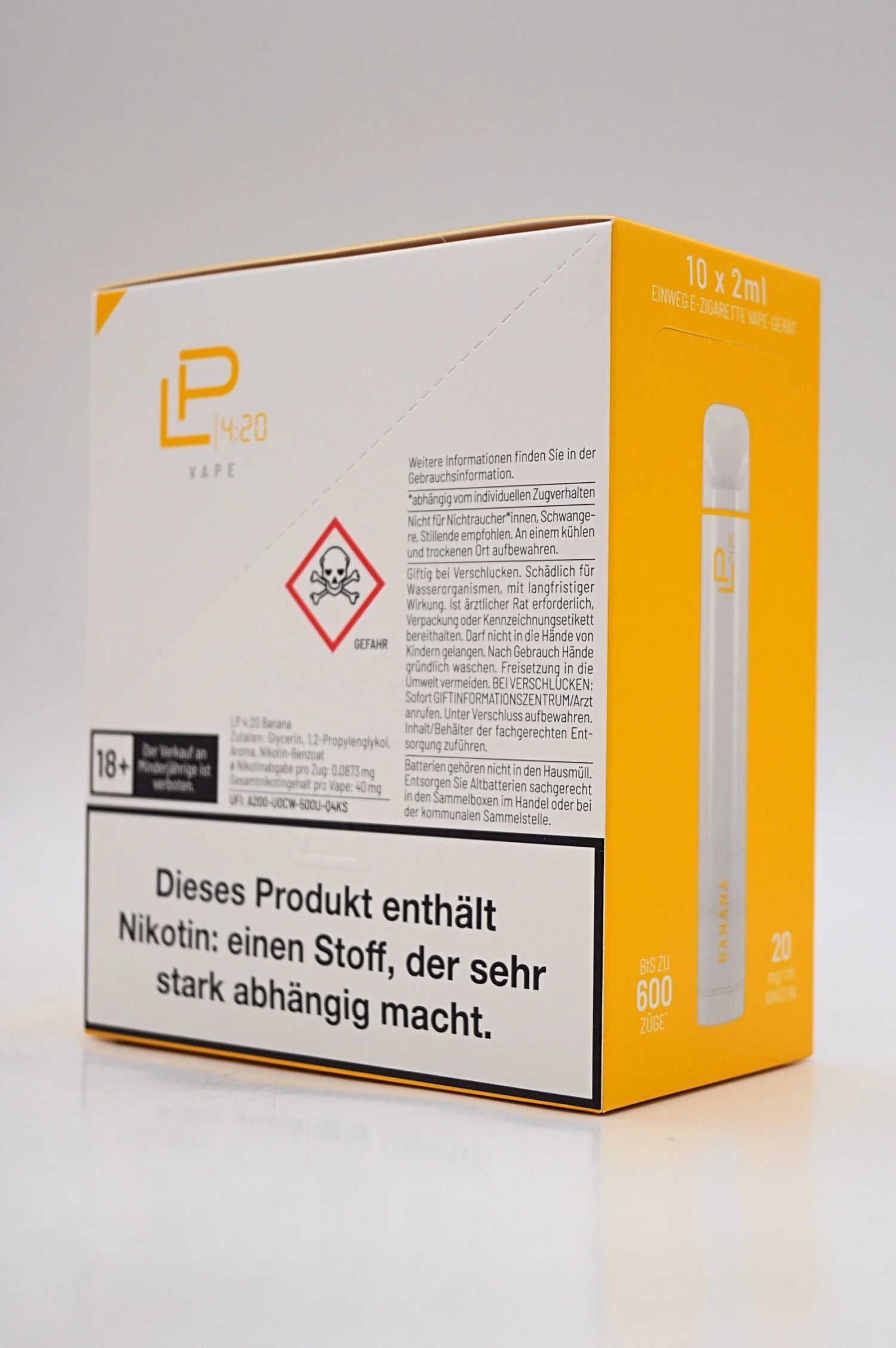 LP 4:20 - E-Zigarette Banana 10 Stück Sparset 5 LP 4:20 - E-Zigarette Banana 10 Stück Sparset - Image 3