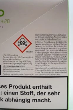 LP 4:20 - E-Zigarette Green Apple 10 Stück Sparset 13 LP 4:20 - E-Zigarette Green Apple 10 Stück Sparset -Der-Schnapsstodl DSC09880h