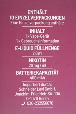 LP 4:20 - E-Zigarette Grape 10 Stück Sparset -Der-Schnapsstodl DSC09890