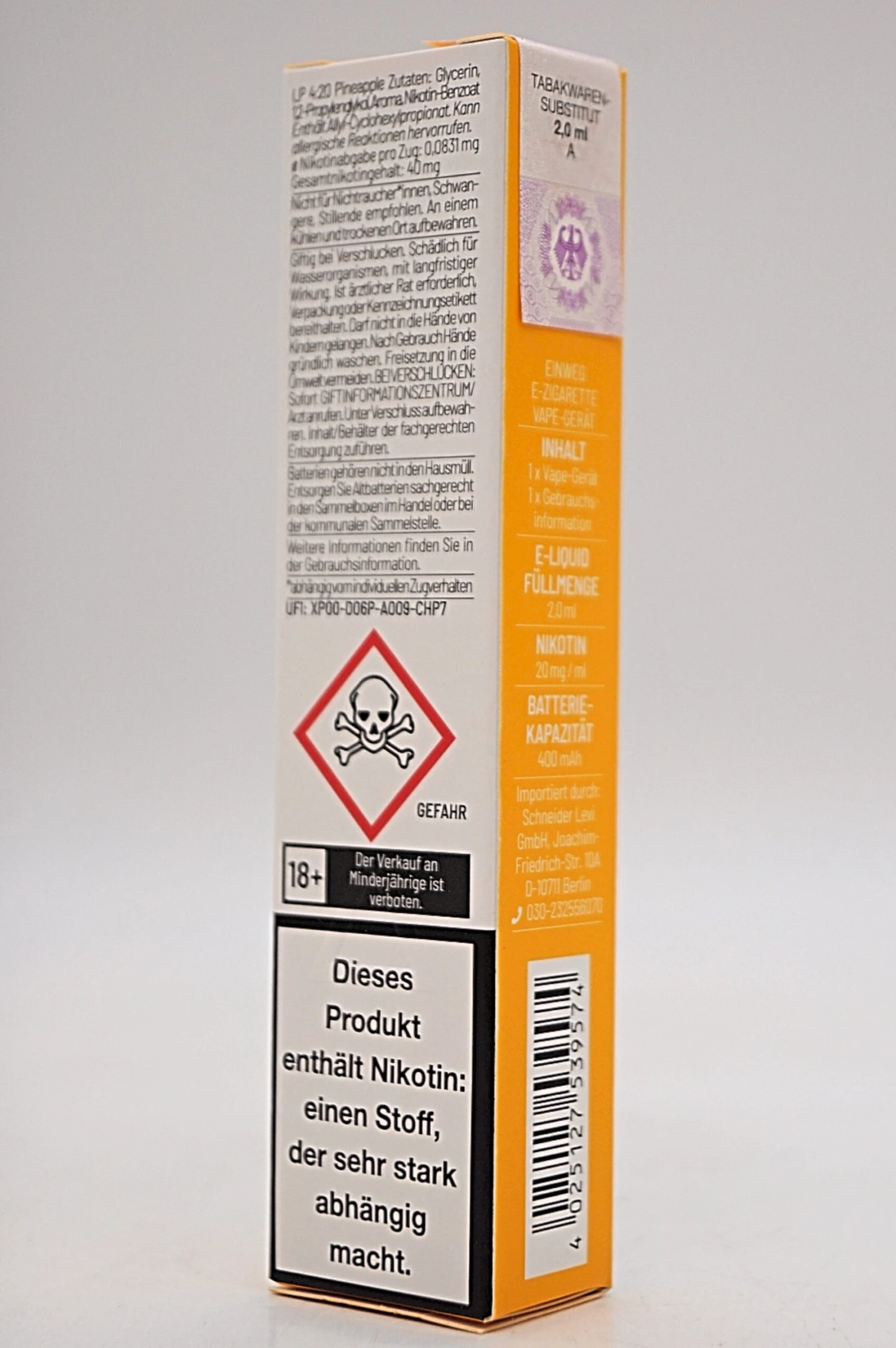 LP 4:20 - E-Zigarette Pineapple 10 Stück Sparset 9 LP 4:20 - E-Zigarette Pineapple 10 Stück Sparset - Image 7