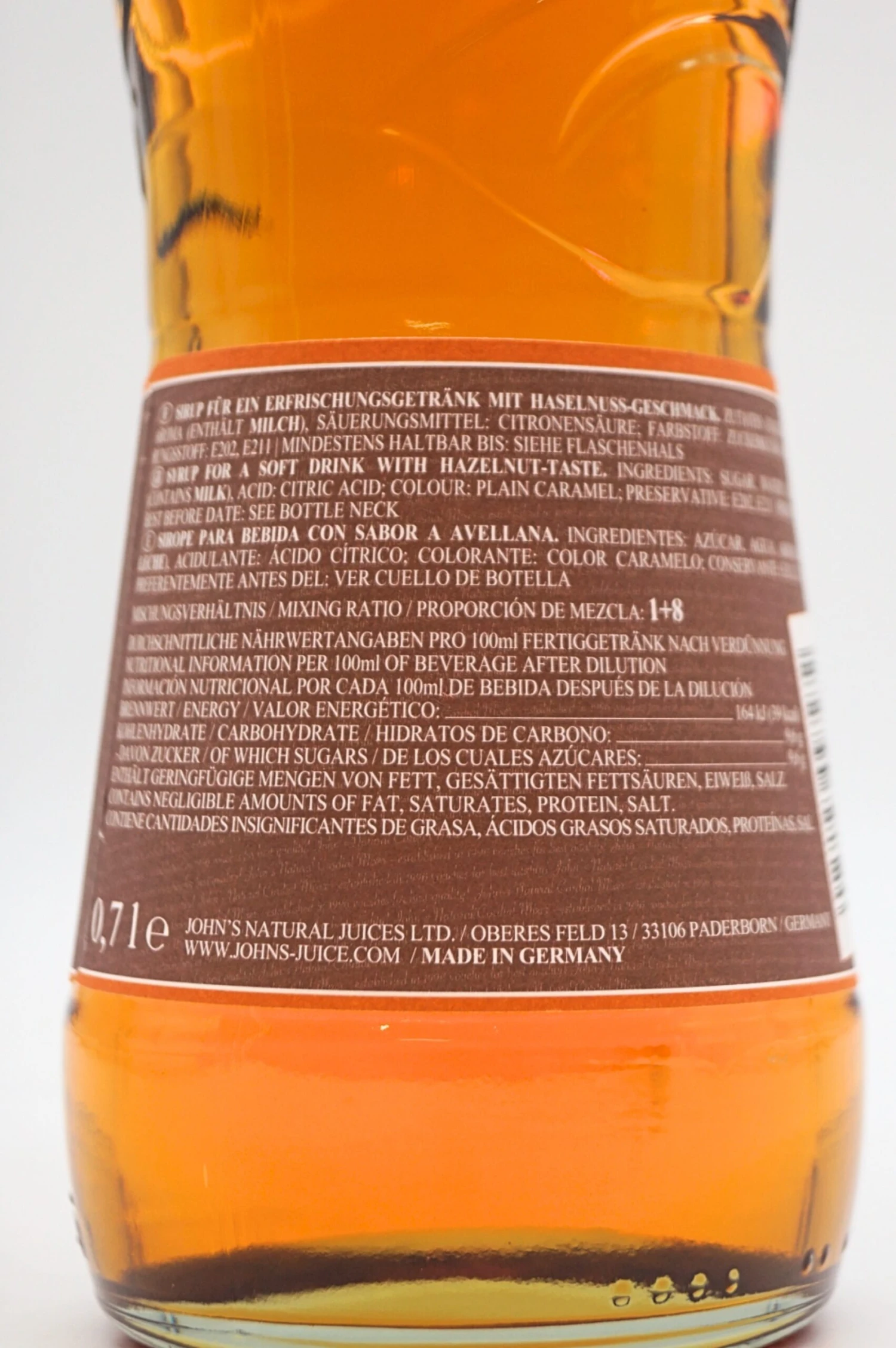 Johns - Haselnuss Sirup 6 Johns - Haselnuss Sirup - Image 4