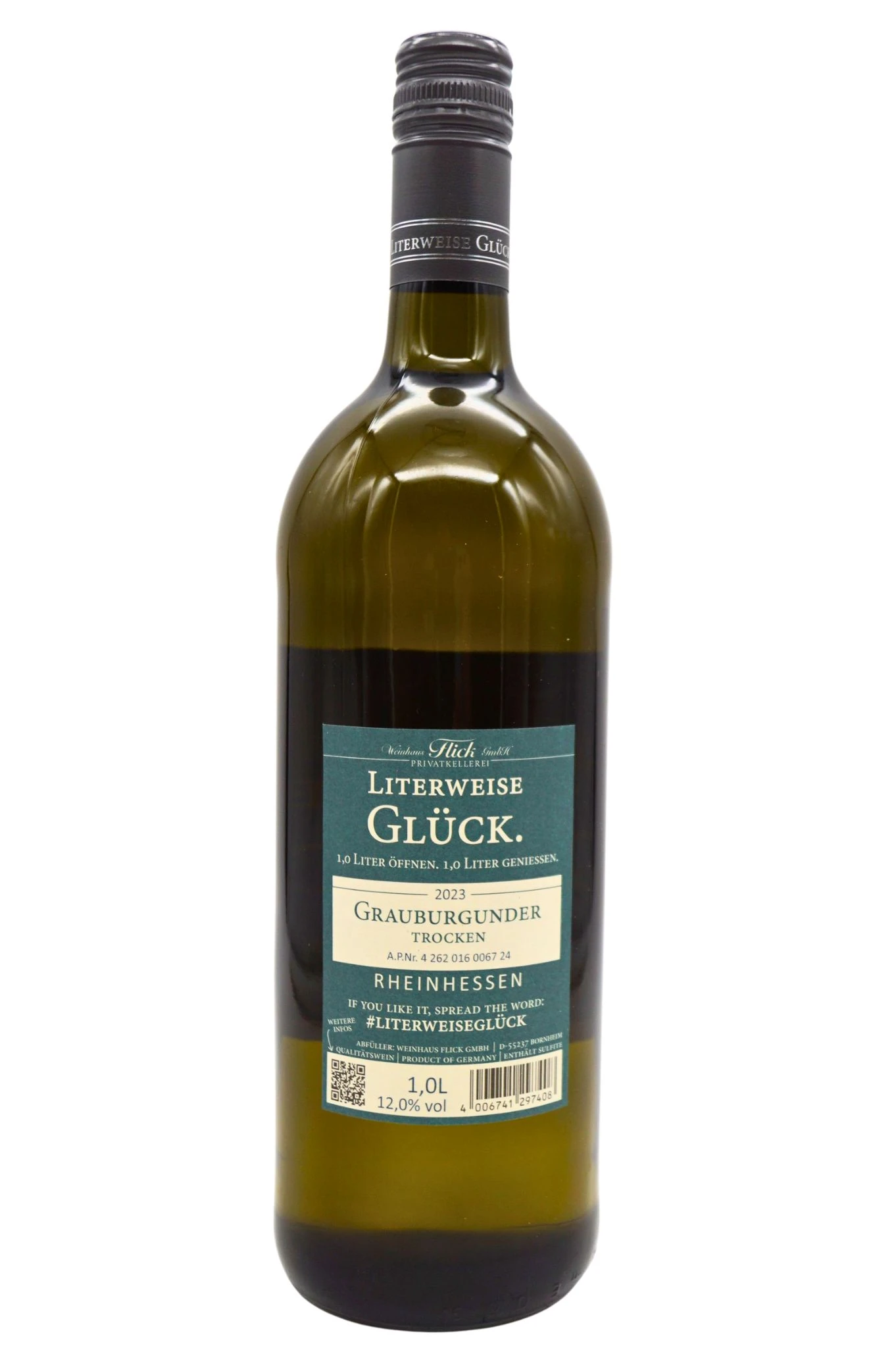 Weinhaus Flick - GRAUER BURGUNDER Literweise Glück 2023 4 Weinhaus Flick - GRAUER BURGUNDER Literweise Glück 2023 - Image 2