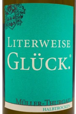Weinhaus Flick - MÜLLER THRUGAU Halbtrocken Literweise Glück 12 Weinhaus Flick - MÜLLER THRUGAU Halbtrocken Literweise Glück -Der-Schnapsstodl FlickMTH2