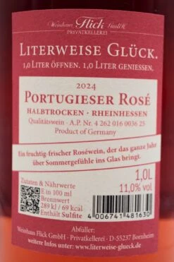 Weinhaus Flick - PORTUGIESER ROSÈ Literweise Glück 14 Weinhaus Flick - PORTUGIESER ROSÈ Literweise Glück -Der-Schnapsstodl FlickPortugieserRose3
