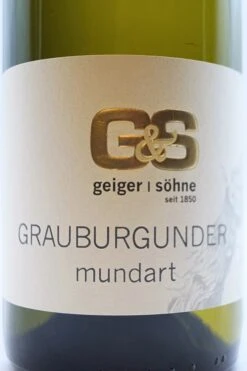 Geiger & Söhne - Grauburgunder Mundart Trocken 2023 -Der-Schnapsstodl GSGrauburgu2