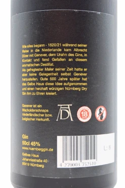 Gelbes Haus - Nürnberg Gin -Der-Schnapsstodl GelbesHausNrnbergGin3