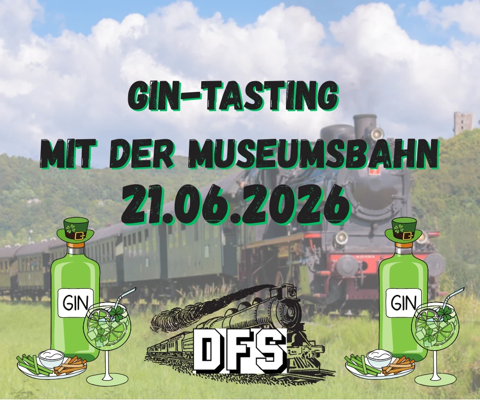 Der Schnapsstodl - Gin-Fahrt Mit Der Museumsbahn Am 21.06.2026 3 Der Schnapsstodl - Gin-Fahrt Mit Der Museumsbahn Am 21.06.2026