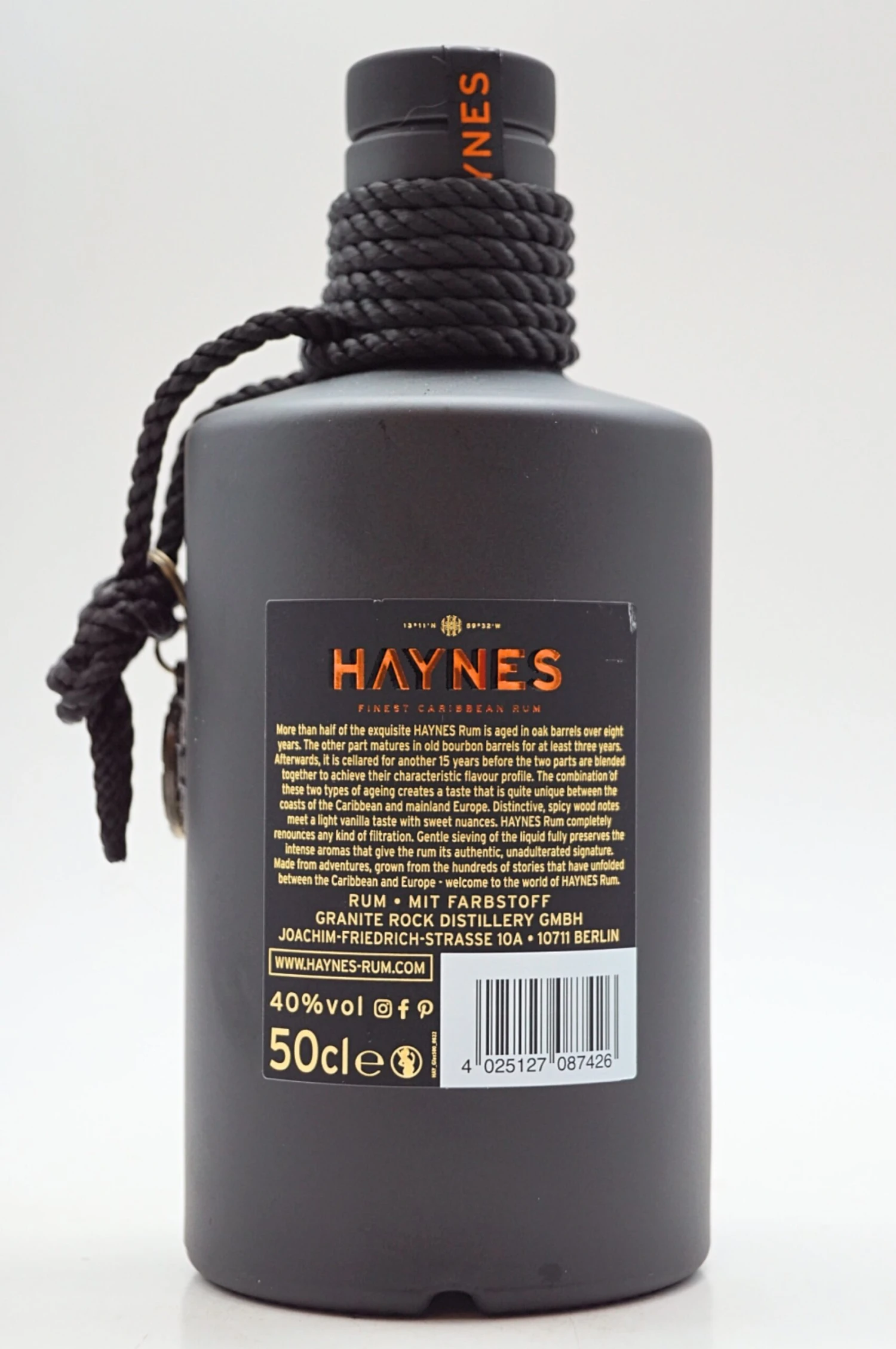 Haynes - Finest Carribean Rum 8 Jahre 4 Haynes - Finest Carribean Rum 8 Jahre - Image 2