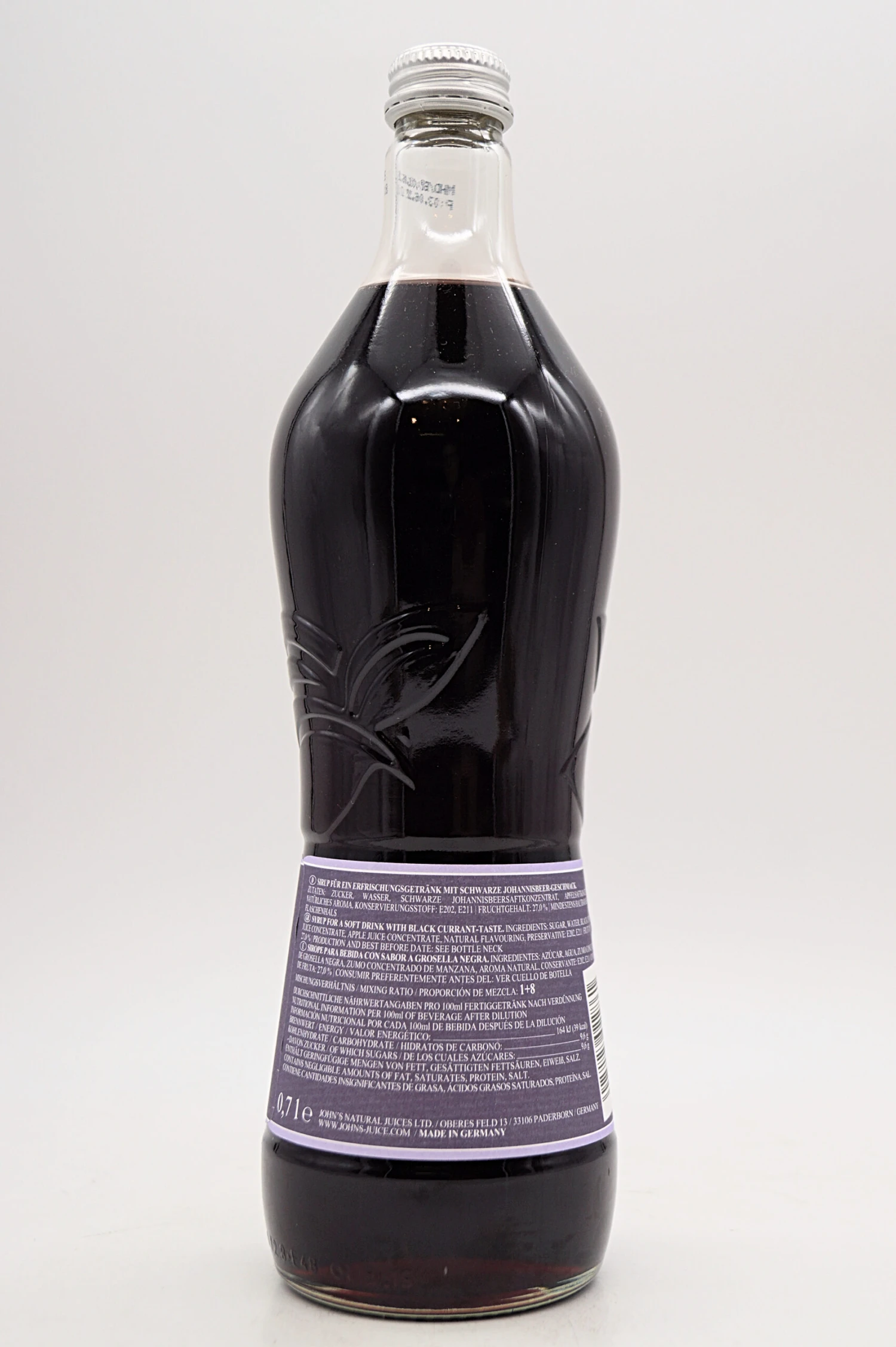 Johns - Cassis Sirup 4 Johns - Cassis Sirup - Image 2