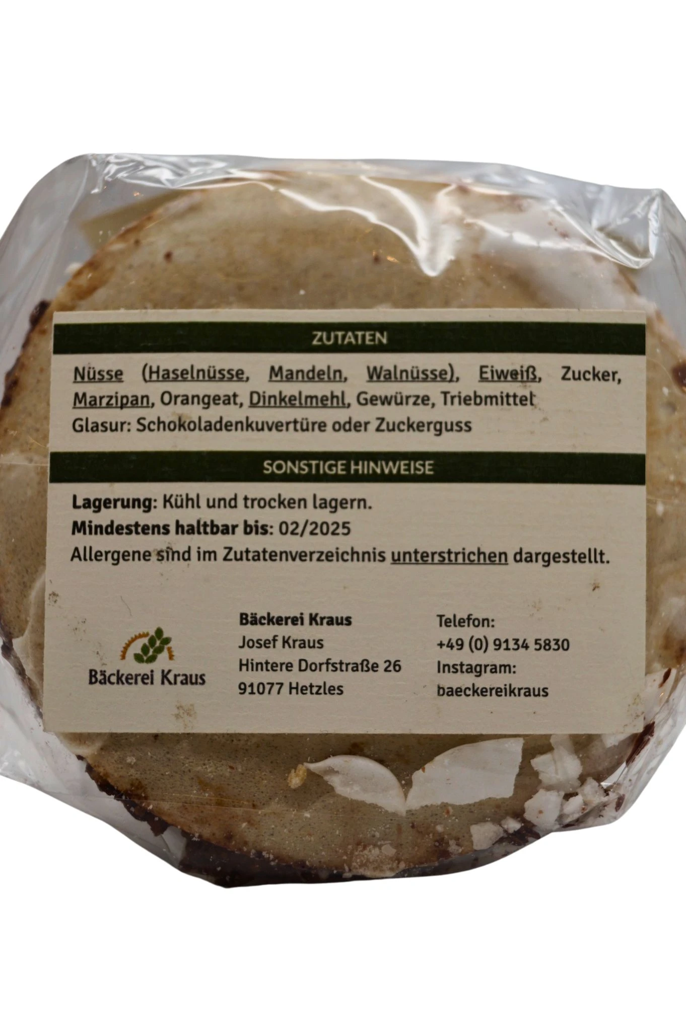 Whiskybäckerei Kraus - Elisenlebkuchen 6 Whiskybäckerei Kraus - Elisenlebkuchen - Image 4