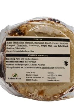 Whiskybäckerei Kraus - Whisky-Elisenlebkuchen Mit Laphroaig 10 -Der-Schnapsstodl KrausWhiskylebkuchenLaphroaig3