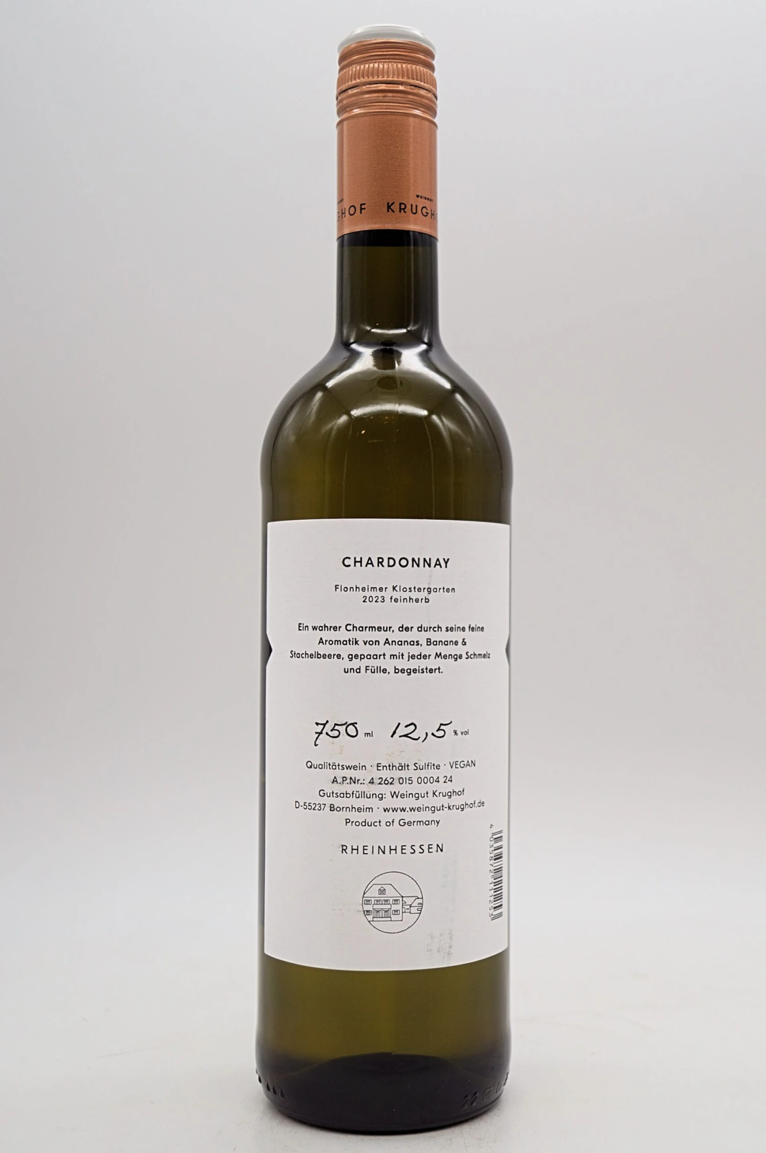 Weingut Krughof - Chardonnay Feinherb 2023 4 Weingut Krughof - Chardonnay Feinherb 2023 - Image 2