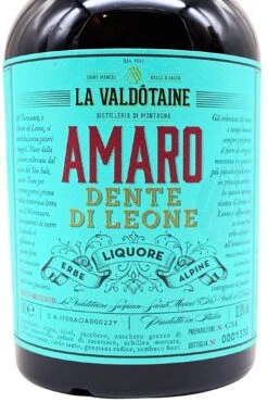 La Valdotaine - Amaro Dente Di Leone -Der-Schnapsstodl LaValdotaineAmaroDentediLeone2