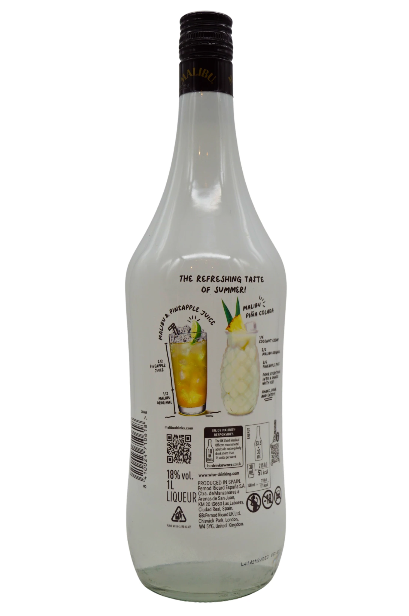 Malibu - Original Kokoslikör 1l 4 Malibu - Original Kokoslikör 1l - Image 2