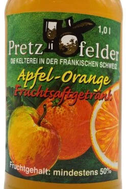 Kelterei Pretzfeld - Apfel-Orange -Der-Schnapsstodl PretzfelderApfelOrange2