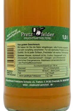 Kelterei Pretzfeld - Apfel-Orange -Der-Schnapsstodl PretzfelderApfelOrange3