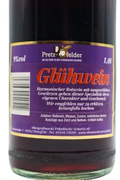 Kelterei Pretzfeld - Roter Glühwein 12 Kelterei Pretzfeld - Roter Glühwein -Der-Schnapsstodl PretzfelderGlhweinRot3