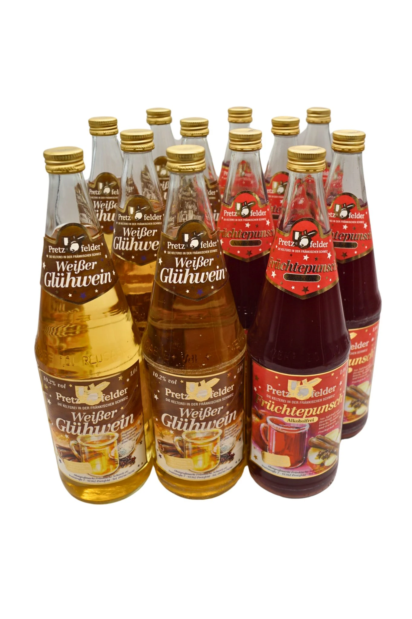 Kelterei Pretzfeld - Mix 6 X Glühwein Weiß + 6 X Früchtepunsch 3 Kelterei Pretzfeld - Mix 6 X Glühwein Weiß + 6 X Früchtepunsch