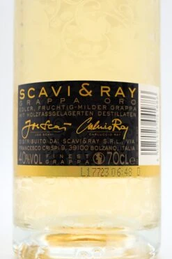 Scavi & Ray - Grappa Oro 10 Scavi & Ray - Grappa Oro -Der-Schnapsstodl SRGrappaOroEH