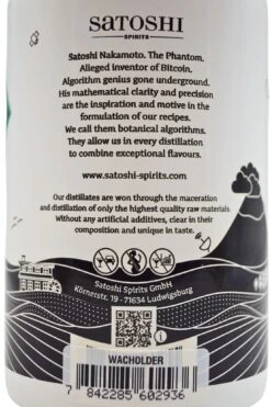 Satoshi - Toskana Wacholder Geist 10 Satoshi - Toskana Wacholder Geist -Der-Schnapsstodl SatoshiToskanaWacholderGeist3