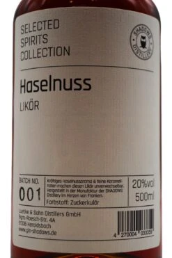 Shadows - Haselnuss Likör 8 Shadows - Haselnuss Likör -Der-Schnapsstodl ShadowsHaselnussLikr2
