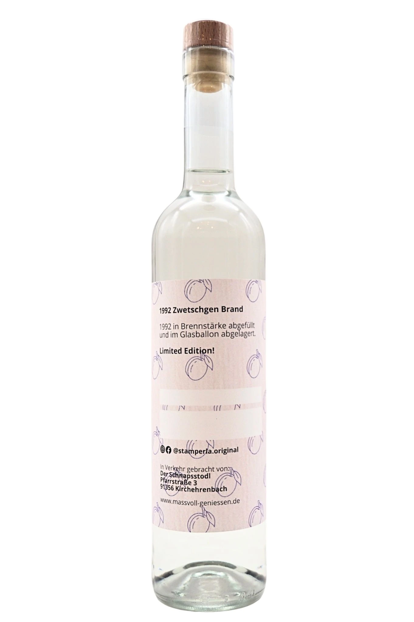 Stamperla - 1992 Zwetschgenbrand 4 Stamperla - 1992 Zwetschgenbrand - Image 2