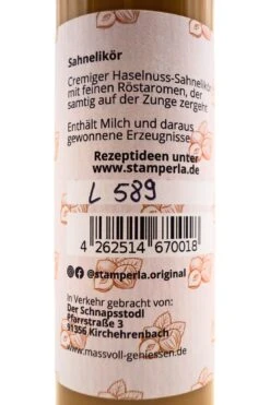 Stamperla - Haselnuss Sahnelikör -Der-Schnapsstodl StamperlaHaselnussSahnelikr3