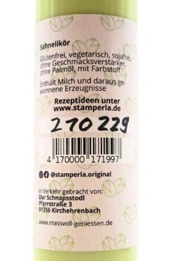 Stamperla - Pistazien Sahnelikör 10 Stamperla - Pistazien Sahnelikör -Der-Schnapsstodl StamperlaPistazien3