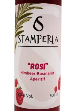 Stamperla - "Rosi" Himbeer-Rosmarin Aperitif 9 Stamperla - "Rosi" Himbeer-Rosmarin Aperitif -Der-Schnapsstodl StamperlaRosiHimbeerRosmarin2
