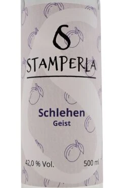 Stamperla - Schlehengeist 9 Stamperla - Schlehengeist -Der-Schnapsstodl StamperlaSchlehen2
