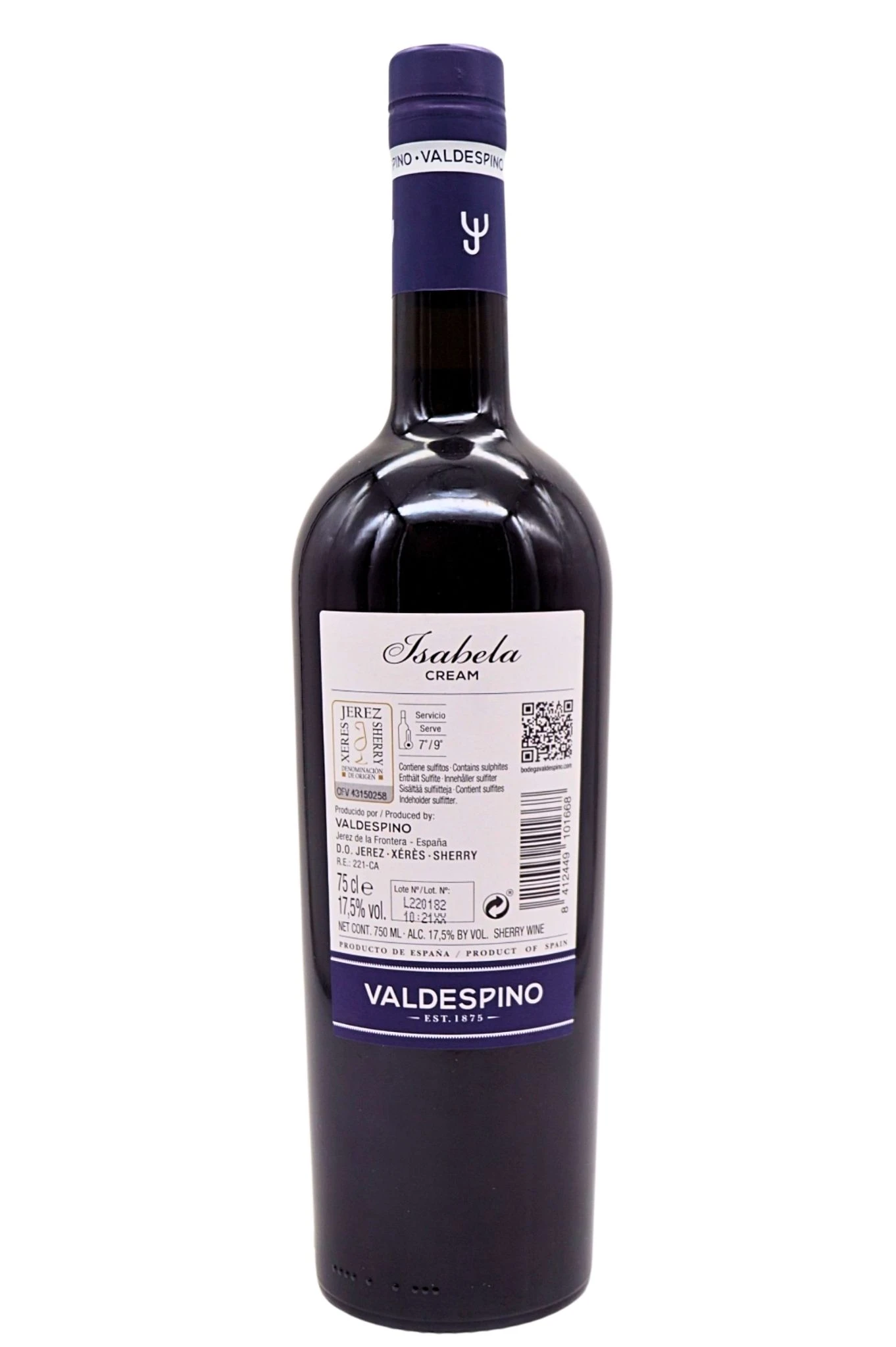 Valdespino Sherry - Cream Isabela 4 Valdespino Sherry - Cream Isabela - Image 2