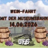 Der Schnapsstodl - Wein-Fahrt Mit Der Museumsbahn Am 14.06.2026 1 Der Schnapsstodl - Wein-Fahrt Mit Der Museumsbahn Am 14.06.2026 -Der-Schnapsstodl Weinfahrt 14 06 2026