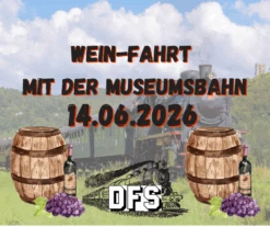 Der Schnapsstodl - Wein-Fahrt Mit Der Museumsbahn Am 14.06.2026