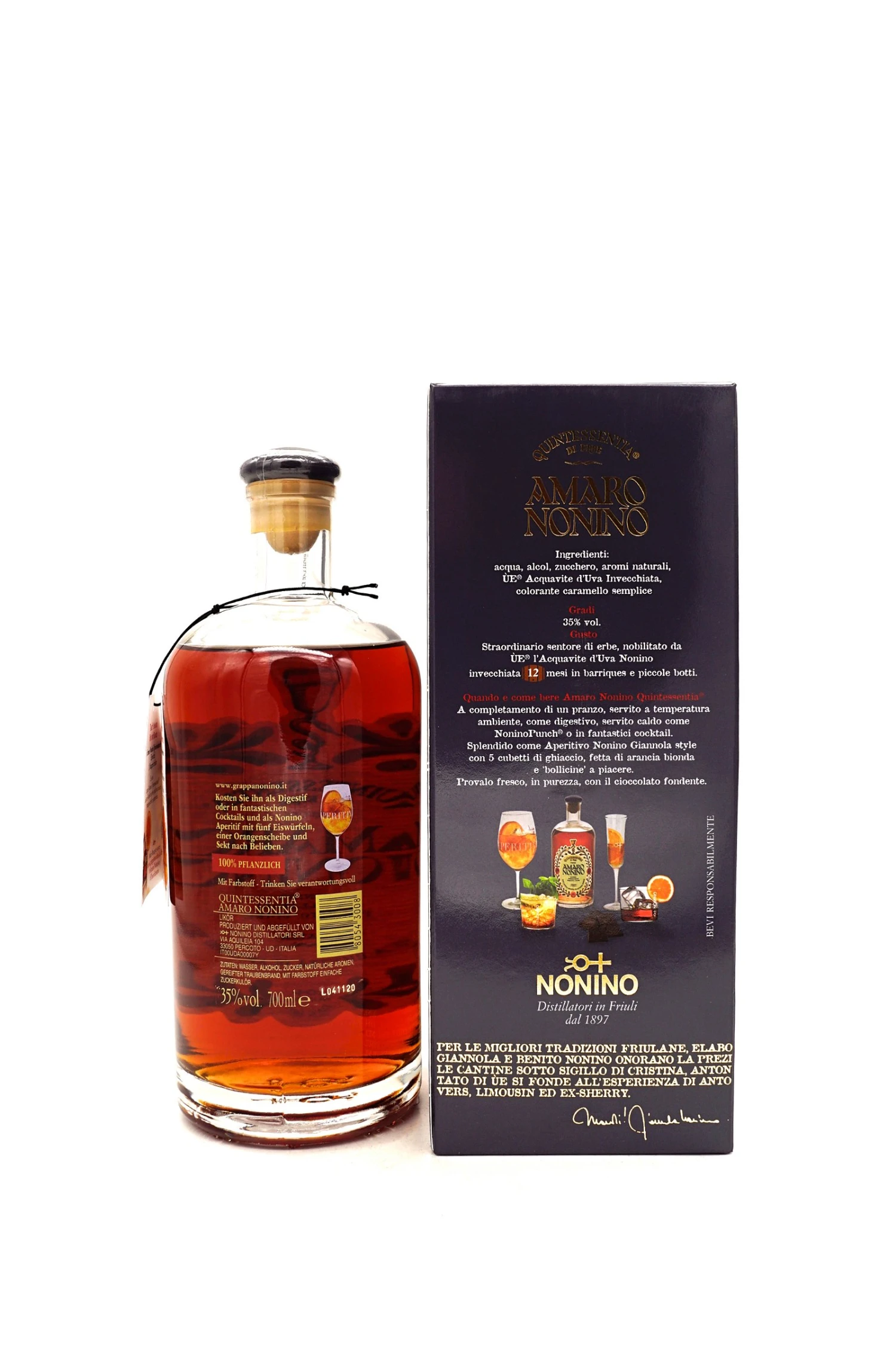 Nonino - Amaro Quintessentia Di Erbe Liquore 4 Nonino - Amaro Quintessentia Di Erbe Liquore - Image 2