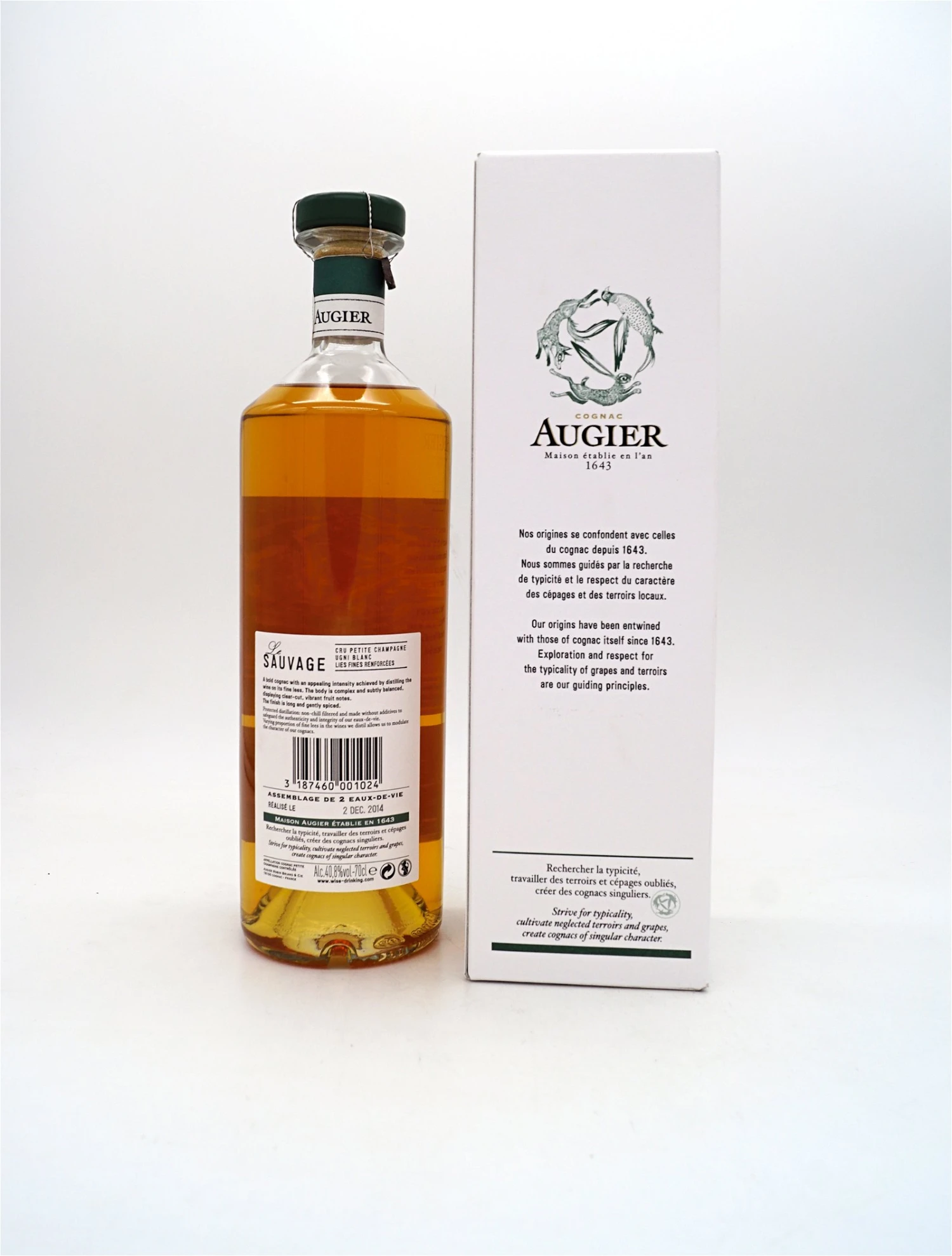 Augier - Le Sauvage Distillation Preservee Cognac 4 Augier - Le Sauvage Distillation Preservee Cognac - Image 2