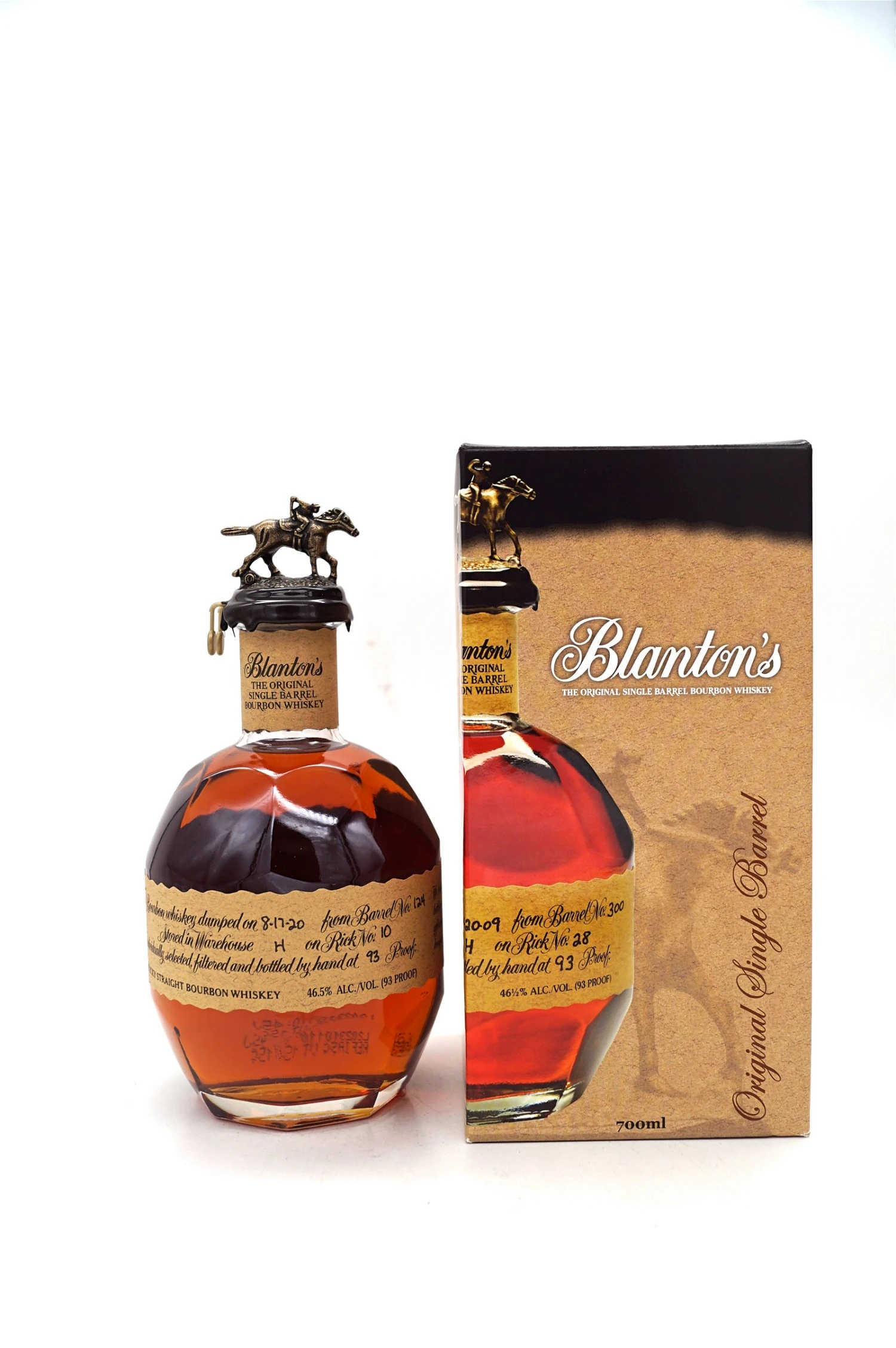 Blantons - The Original Single Barrel Bourbon Whiskey 3 Blantons - The Original Single Barrel Bourbon Whiskey