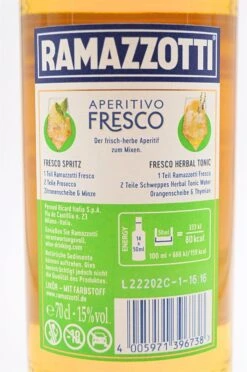 Ramazzotti - Aperitivo Fresco 6x Fl. Sparset -Der-Schnapsstodl dsc01020