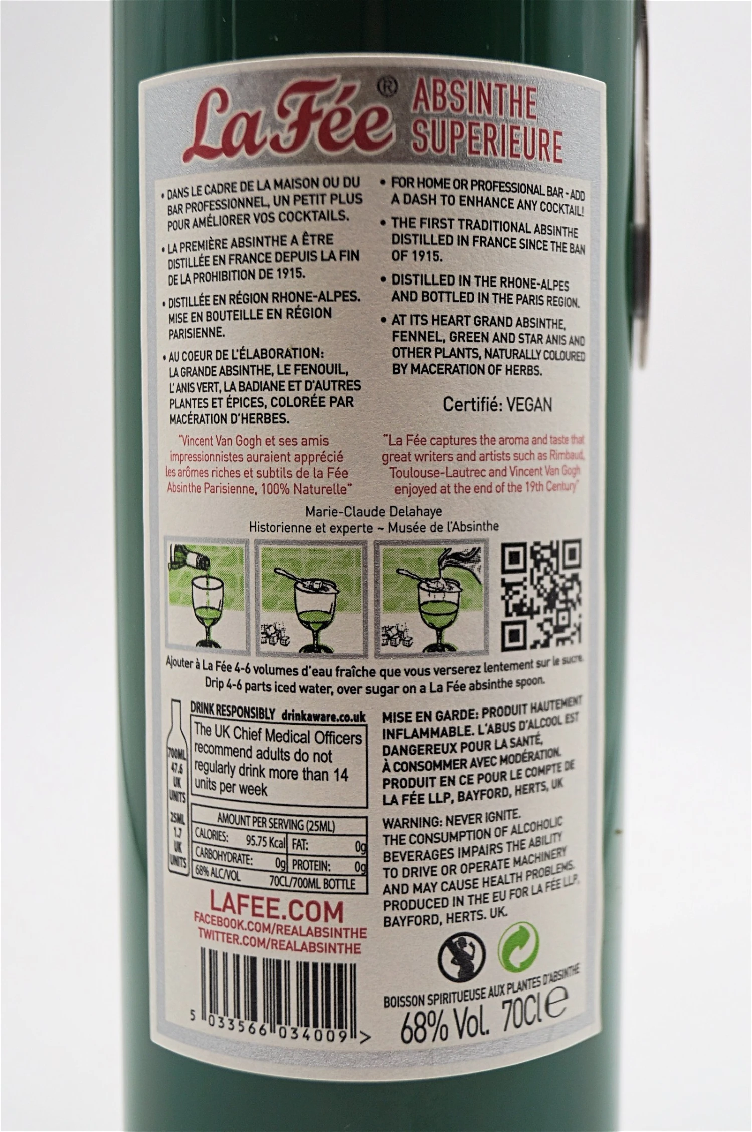 La Fee - Parisienne Absinthe Superieure 6 La Fee - Parisienne Absinthe Superieure - Image 4