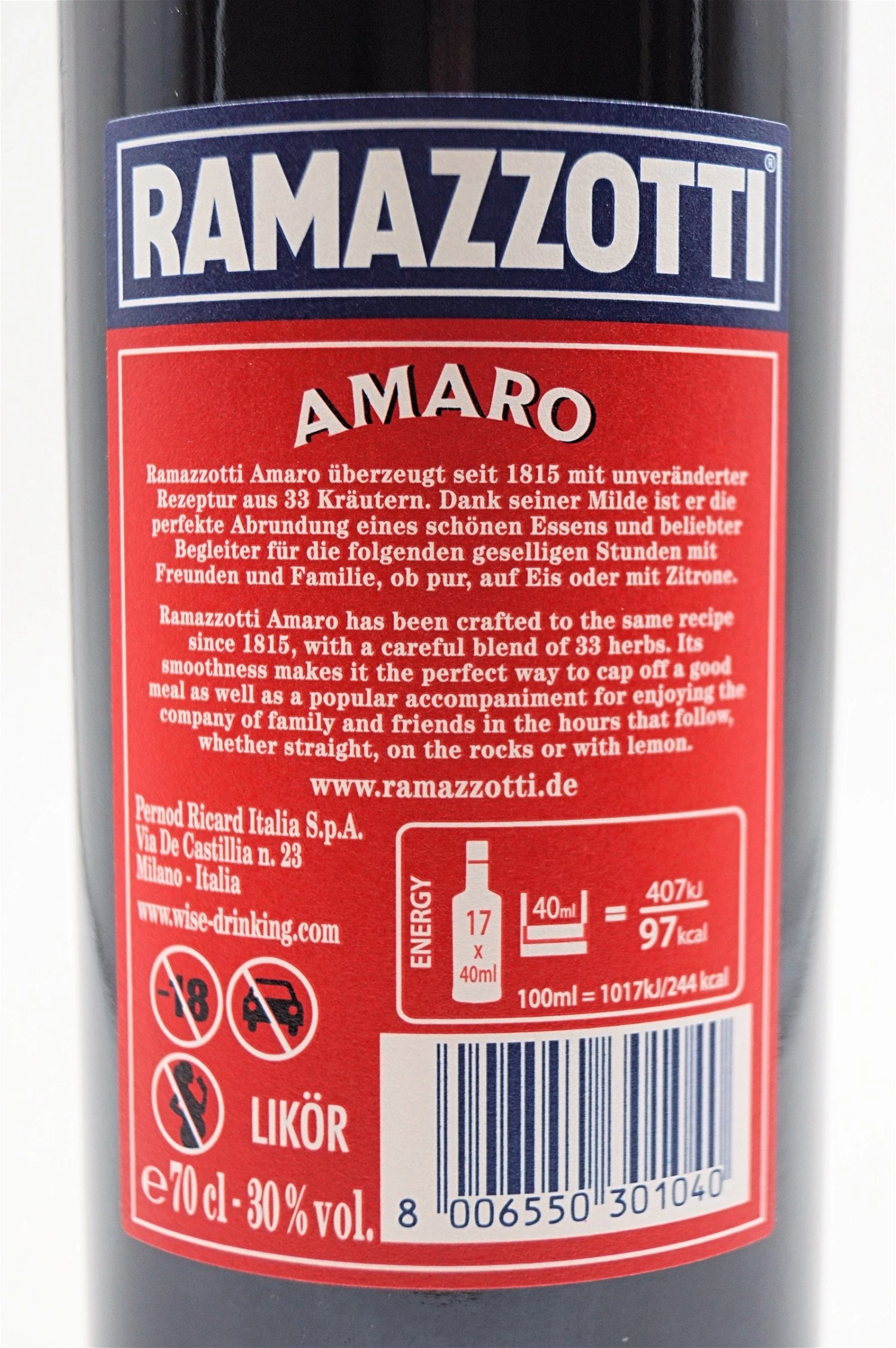 Ramazzotti - Amaro Ausano Ramazzotti 6 Ramazzotti - Amaro Ausano Ramazzotti - Image 4