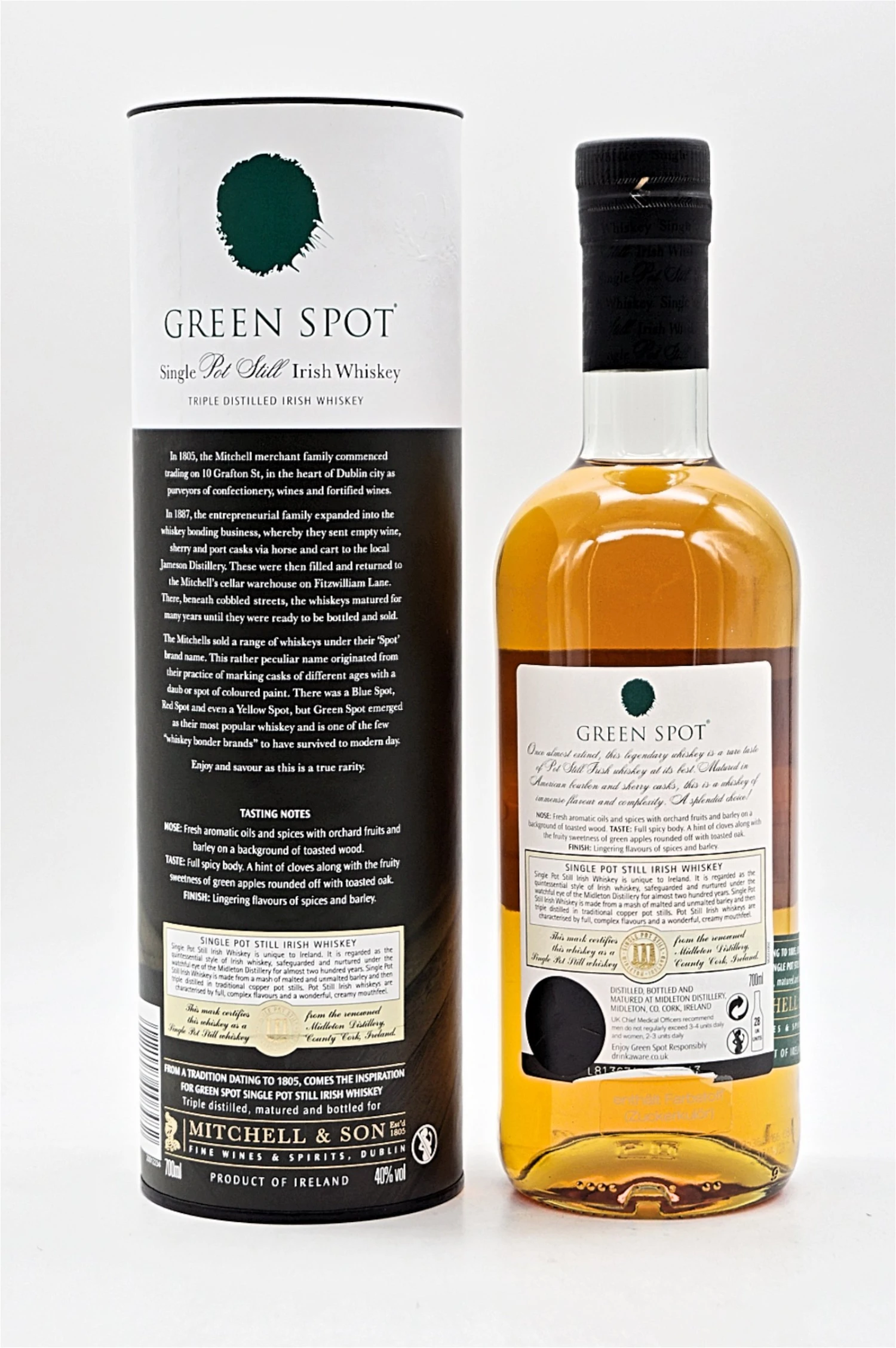 Green Spot - Single Pot Still Irish Whiskey 4 Green Spot - Single Pot Still Irish Whiskey - Image 2