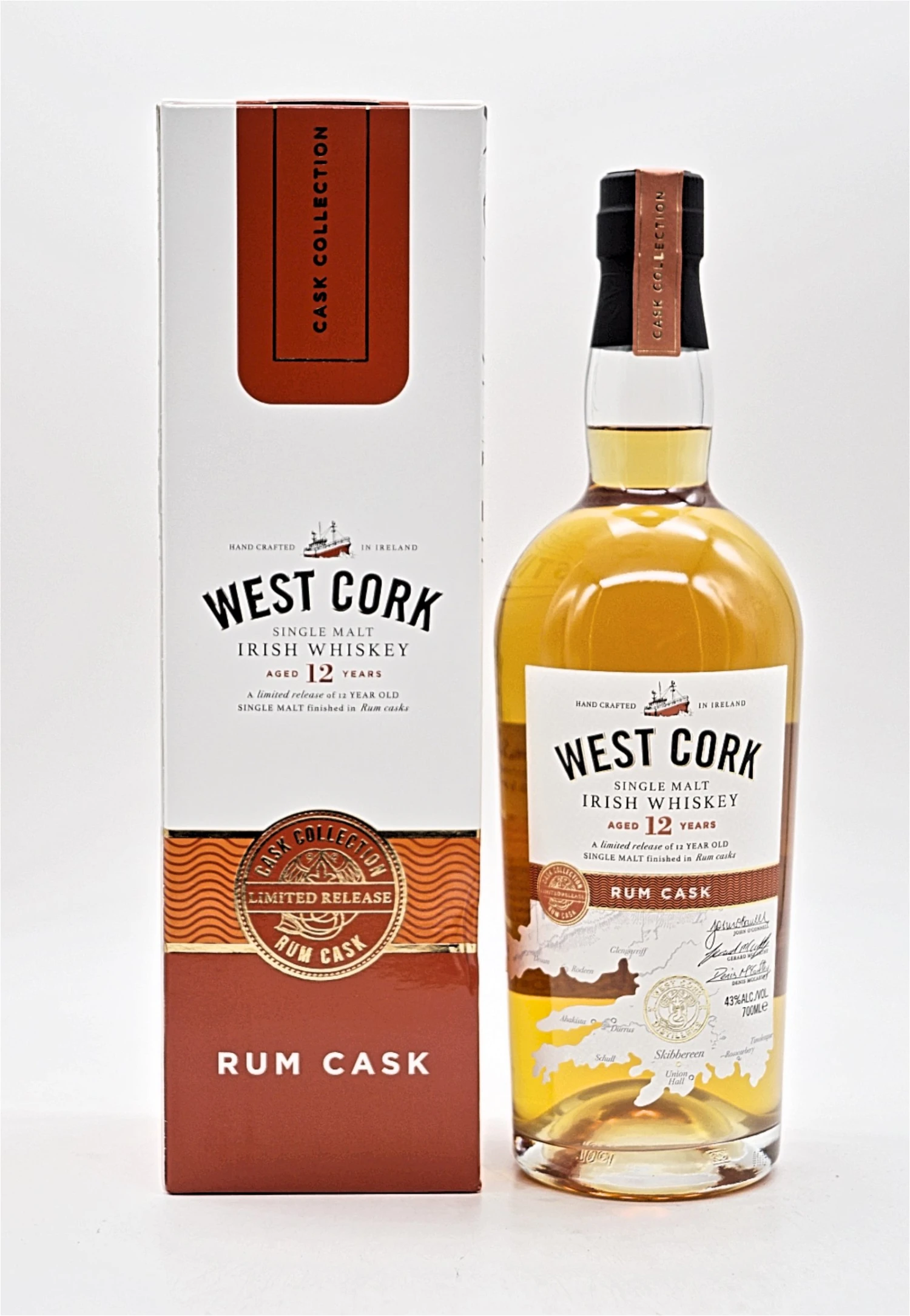 West Cork - 12 Jahre Rum Cask Single Malt Irish Whiskey 3 West Cork - 12 Jahre Rum Cask Single Malt Irish Whiskey