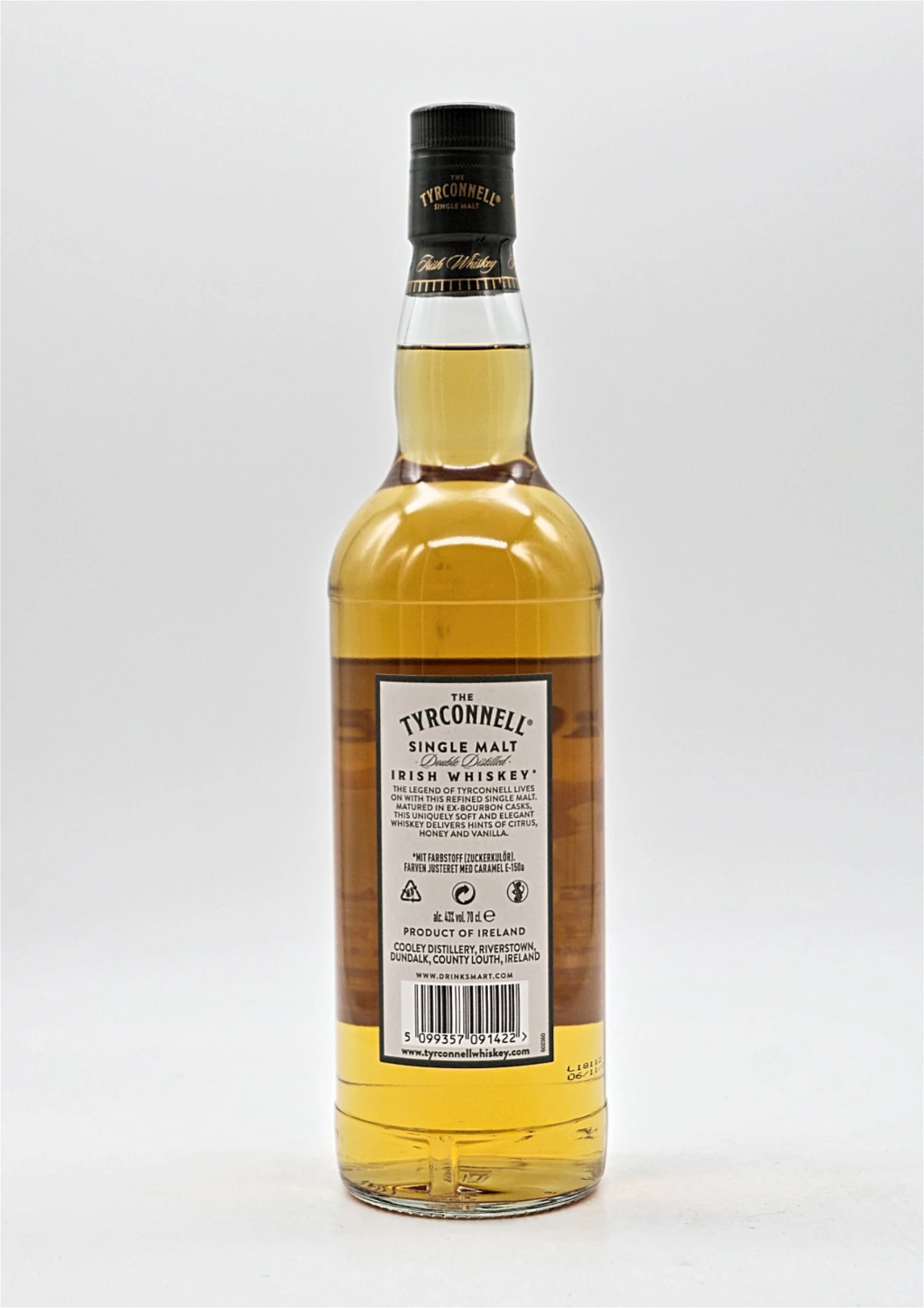 The Tyrconnell - Double Distilled Single Malt Irish Whiskey 4 The Tyrconnell - Double Distilled Single Malt Irish Whiskey - Image 2